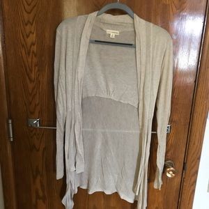 Tan cardigan